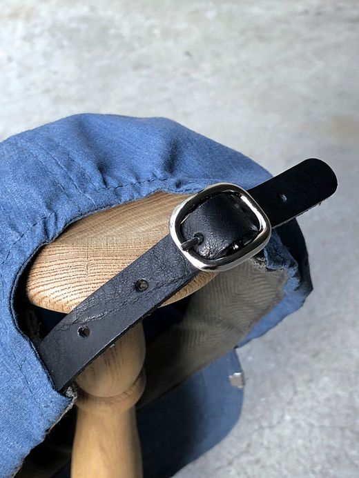 ANACHRONORM ANDC-047 / T/C LEATHER BUCKLE CAP / TOPBLUE