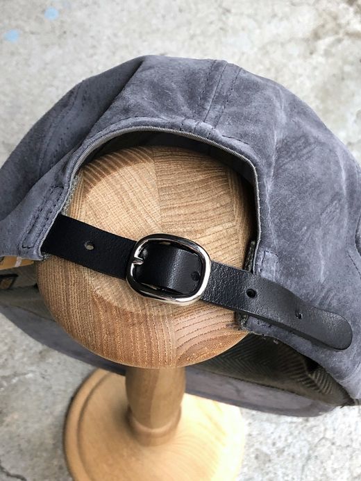 VOO VOO-A-199 / LEATHER CAP by DECHO / GRAY