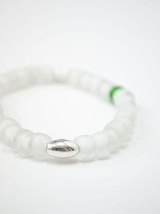 VOO VOO-URL-001 / "WHITE HEARTS" BRACELET / CLEAR MULTI 7