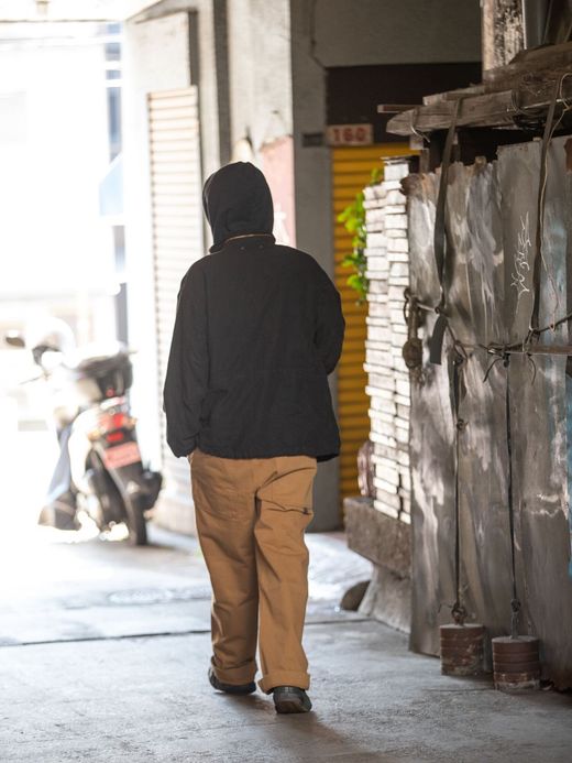 ANACHRONORM AN095 / LINEN FIELD JACKET / BLACK