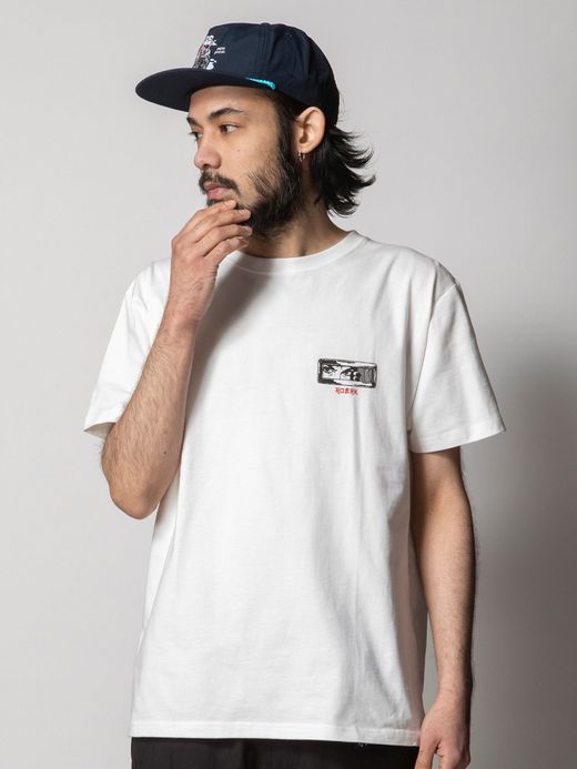 ROARK REVIVAL RTJD501 / "HIGH STAKES" TEE / WHITE