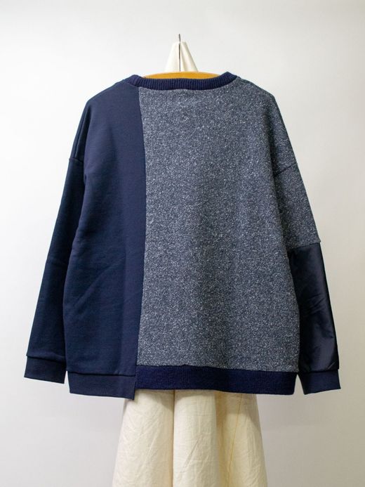THE PARK SHOP TPS-288 / GRUNGEBOY KNIT for FLATBUSH / NAVY