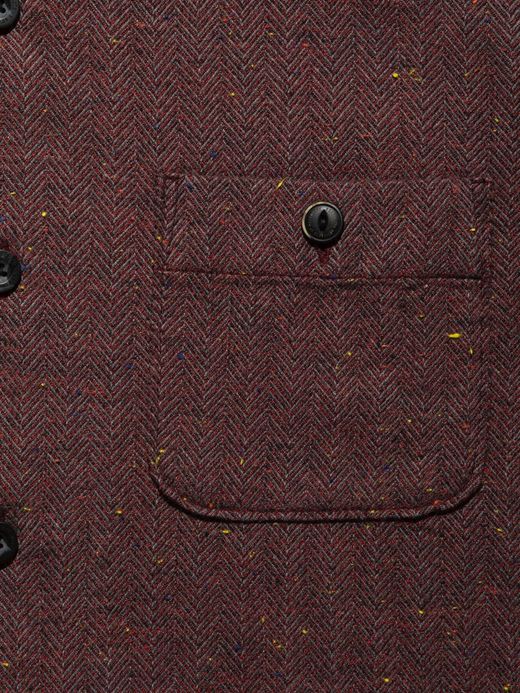 ROARK REVIVAL RW-445 / WILD CAMP FLANNEL / BURGANDY