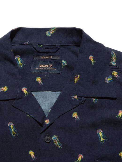 ROARK REVIVAL RWJ621 / NEMATOCYST WOVEN - COMFORT FIT / NAVY