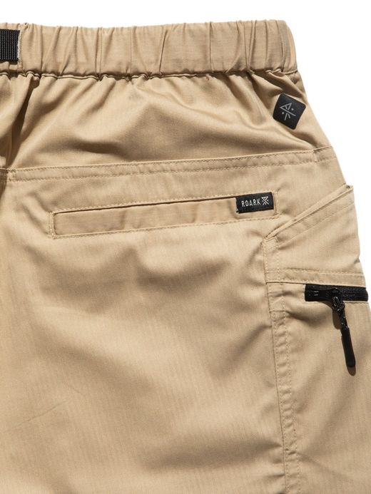 ROARK REVIVAL RSJ700 / HERRINGBONE ST NEW BAKER SHORTS / BEIGE