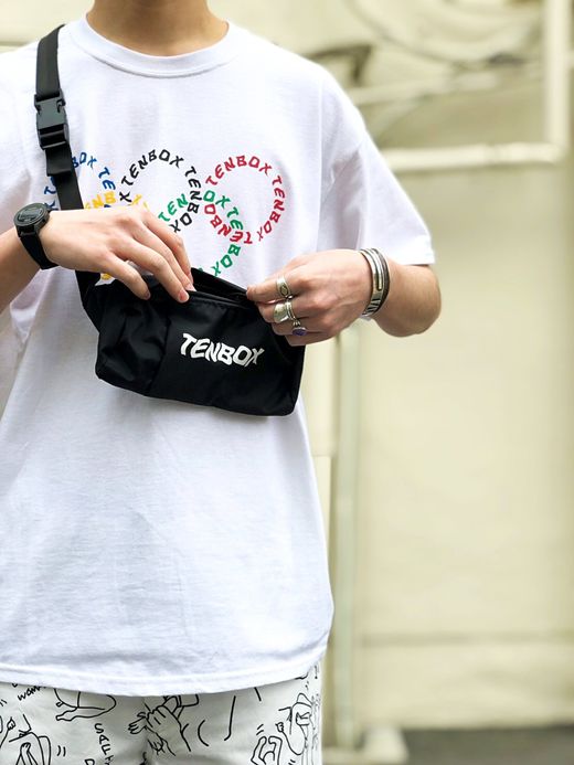 TENBOX TENBOX FANNY PACK MADE BY IGNOBLE / BLACK