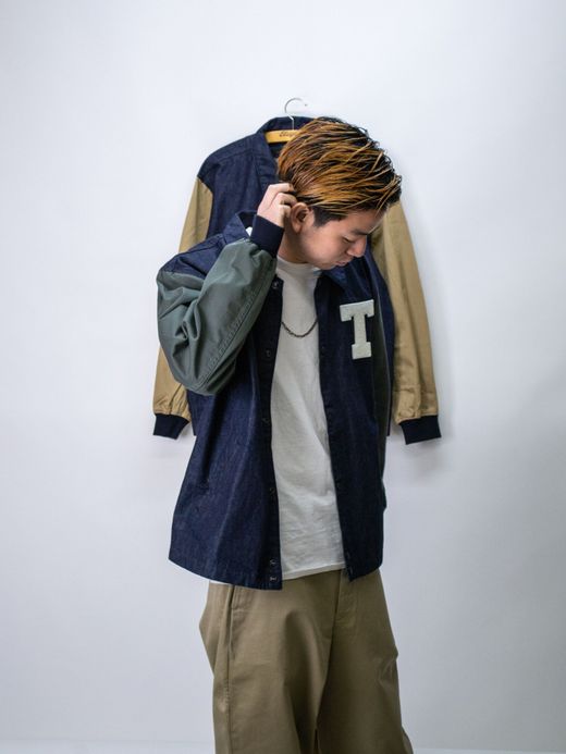 THE UNION TBO00032 / STUDIUM DENIM JACKET / CHARCOAL