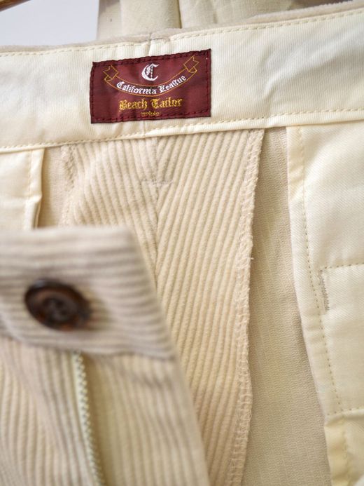  MP-BT005 / BEACH TAILOR CORDUROY PANTS / ECRU