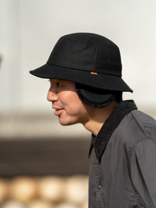 THE UNION TCH00113 / DAD BUCKET w/EAR WARMER / BLACK