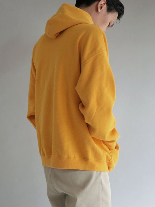 ANACHRONORM NM-SW03 / EMBROIDERED 50/50 HOODED PARKER / YELLOW B