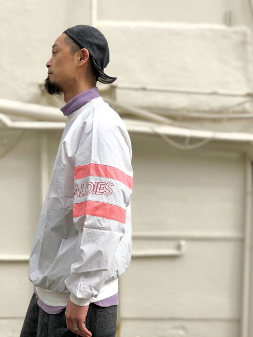 ALDIES A5900319 / LOUD BIG CREW NECK / WHITE