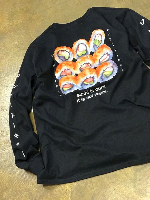  Cali Sushi Long Sleeve Tee / black