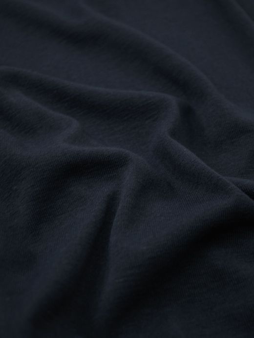 AXESQUIN-modified- 321019 / DRAW STRING TEE / BLACK