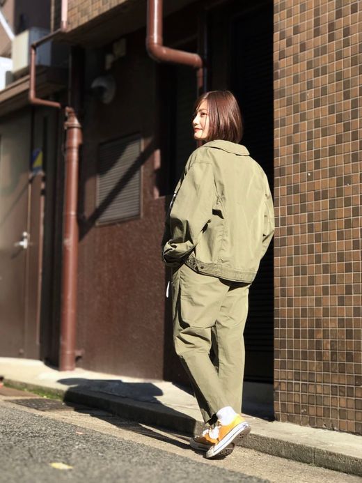 ANACHRONORM AN048-STCL / STENCIL CL FLIGHT JACKET / OLIVE