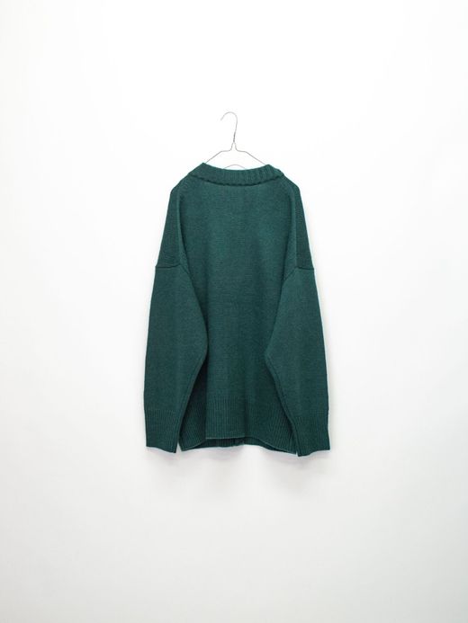VOO VOO-1062 / FAT RIB CARDIGAN / Green