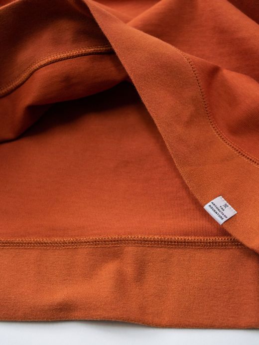 ROARK REVIVAL RLTJHW701 / "LOGO" 9.3oz H/W L/S POCKET TEE / TERRACOTTA