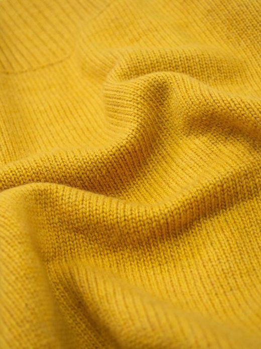 VOO VOO-1062 / FAT RIB CARDIGAN / Mustard