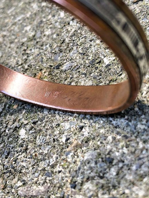 Indian Jewelry Wylie Secatero Silver&Copper Bangle / type A FLATBUSH