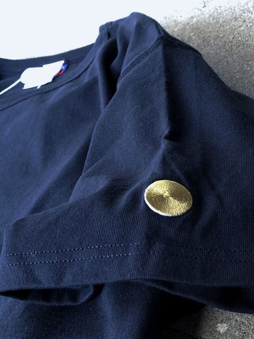 LOOKER LOOK.92 / SUN&MOON TEE / NAVY/RED
