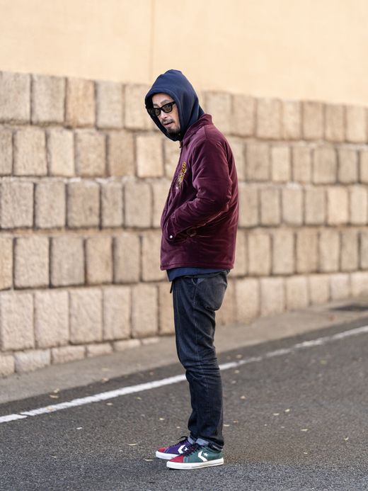 THE UNION TFO-0370 / TORATORA JACKET / BURGUNDY