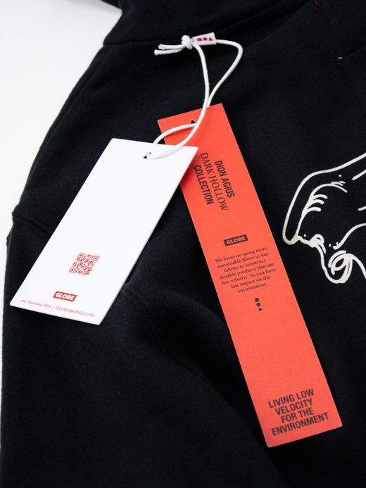 GLOBE DION AGIUS HOODIE / BLACK