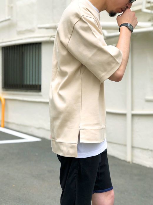 Spinner Bait デラヴェWポケットTee / サンドグレー