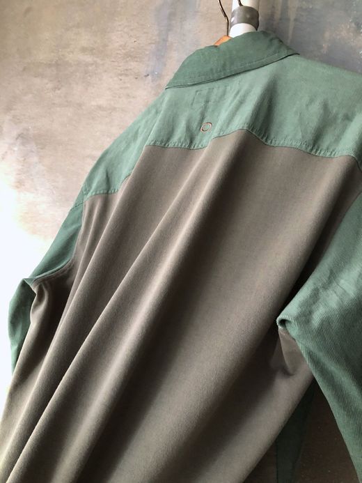 VOO VOO-939 / 0ST VOOMAL SHIRTS CORDUROY / GREEN