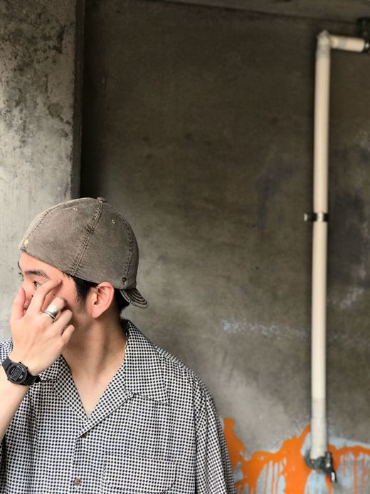 ANACHRONORM ANDC054 / PIGMENT BALL CAP / BEIGE