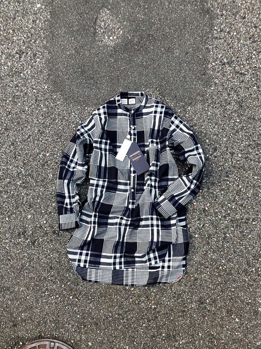 ANACHRONORM AN002 / PULLOVER LONG SHIRT / INDIGO(ONE WASH)