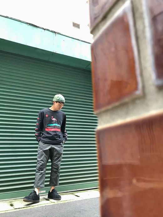 ALDIES Flamingo Long T / black