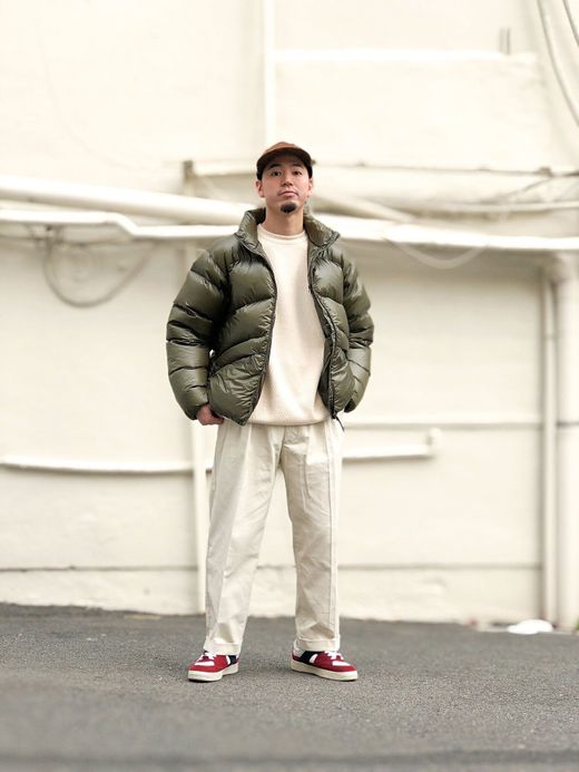 VOO VOO-955 / CORD SLACKS THICK / IVORY