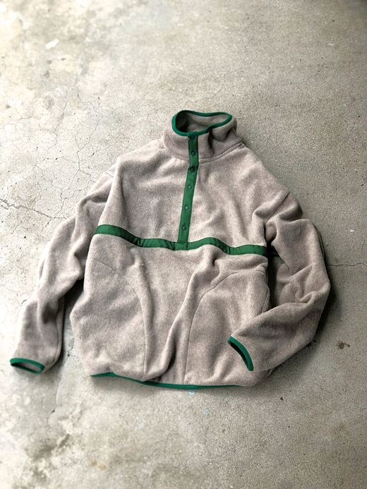 VOO VOO-886 / FLEECE PULL JKT / 杢BEIGE