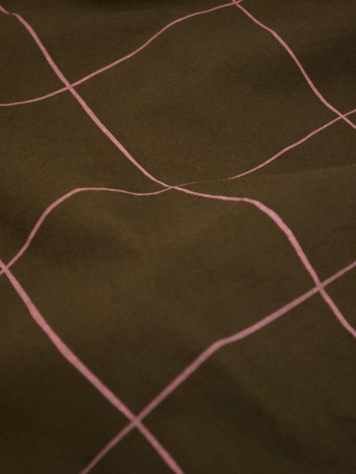 S.F.C SFCFW21P03 / WIDE PANTS (CHECK) / CHOCOLATE/PINK CHECK