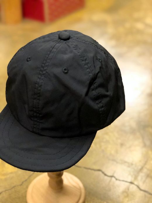 ANACHRONORM Nylon Leather Buckle Cap / black
