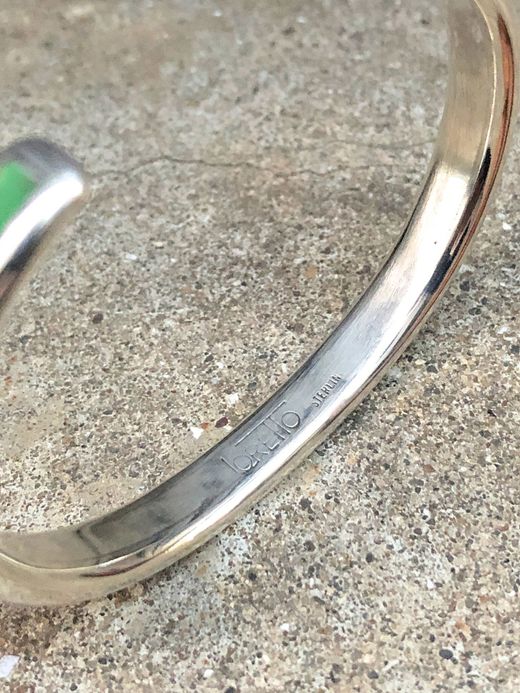 Indian Jewelry LARRY LORETTO INLAY BANGLE / TYPE I