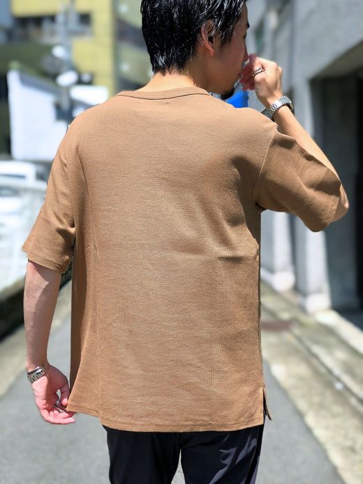 VOO Good Thermal Tee / camel