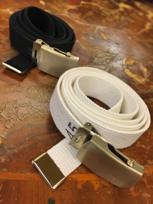  Dead Stock GI Belt / white