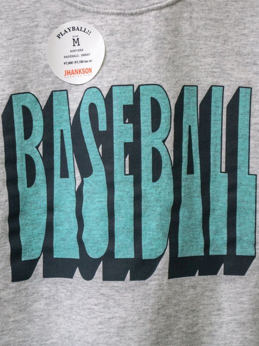 JHANKSON BASEBALL SWEAT / ASH×SEA