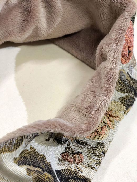 VOO LIF-054 / 3FACE GOBELIN STOLE / BEIGE COMBO