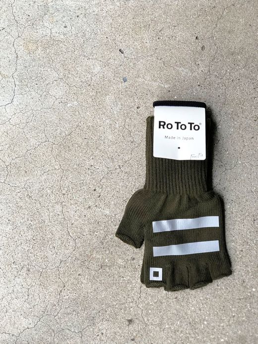 ROTOTO R5014 / REFLECTIVE SAFETY GLOVE / M.GREEN