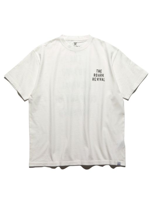 ROARK REVIVAL RTJD601 / "COMPANY OF WAYWARD" TEE / WHITE