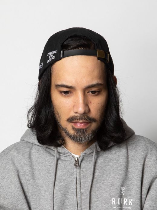 ROARK REVIVAL RHJ602 / "TRIP OBSESSED" 6PANEL CAP / BLACK