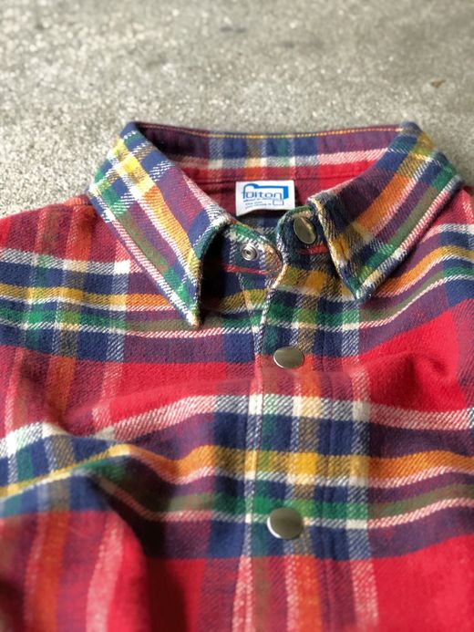 fulton GOWANUS JKT(FLANNEL CHECK) / RED
