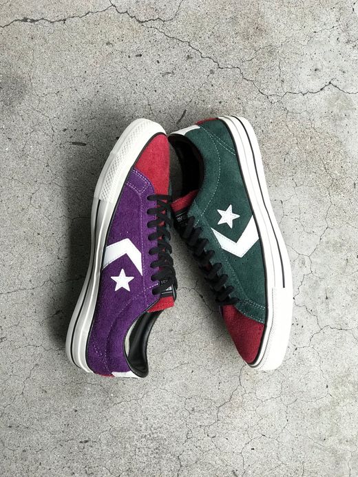 CONVERSE SKATEBOARDING 34200430 / PRORIDE SK OX + / GREEN/RED/PURPLE