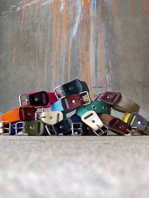 NECESSARY or UNNECESSARY Belt Nylon / navy