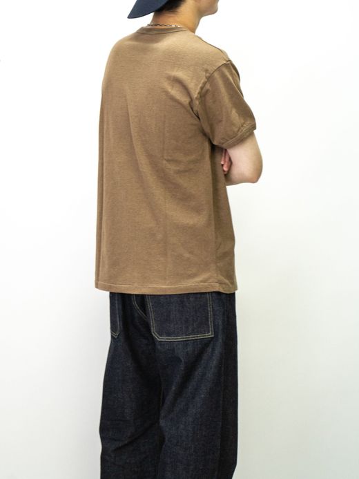 THE UNION TF00392 / PLAIN TEE / BROWN