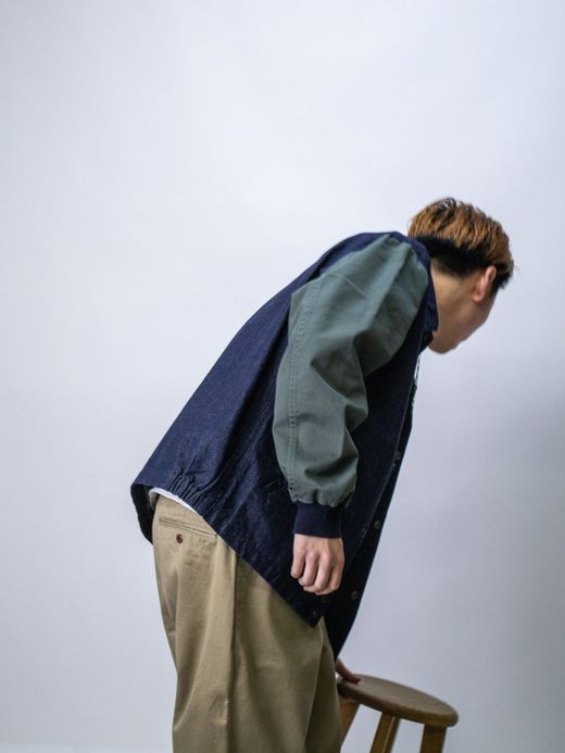 THE UNION TBO00032 / STUDIUM DENIM JACKET / CHARCOAL