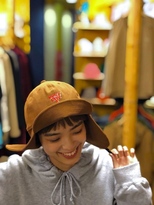 THE UNION TCH00084 / CLASSIC ONE CAP(W/EAR WARMER OF EMBROIDERY) / BROWN