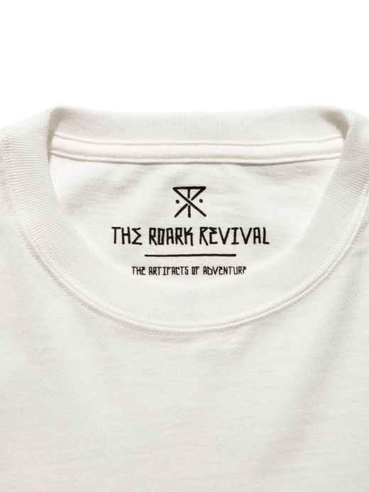 ROARK REVIVAL RLTJ604 / "WILDLIFE" L/S TEE / WHITE