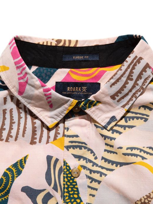ROARK REVIVAL RW522 / MAGIC BAY S/S WOVEN / PINK